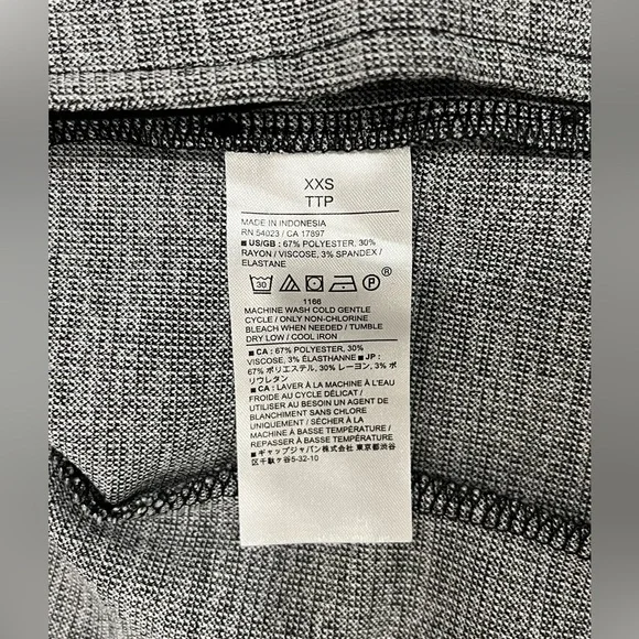 NWOT never worn banana republic oversized herringbone blazer jacket sz XXS - Picture 8 of 10